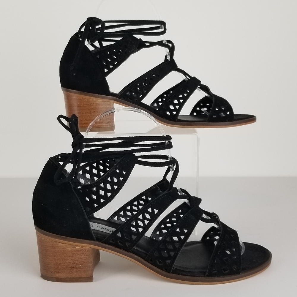 Steve Madden Rande Women's Black Sandal 7M